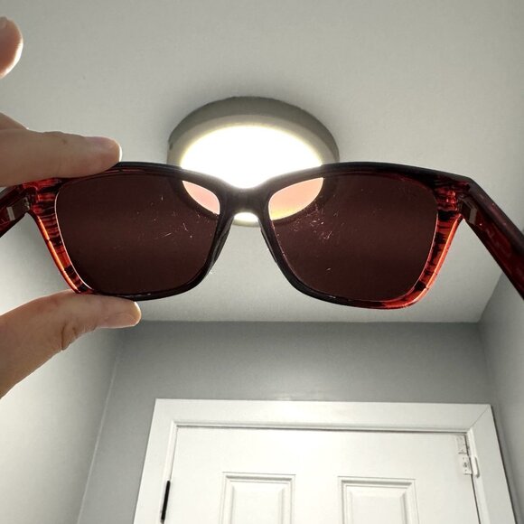 Maui Jim Jacaranda MJ 763-07C Square Tortoise Polarized Sunglasses Pink Lens main image 4